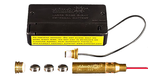 AimShot MBS22320X Modular Bore Sight  223 Rem Brass Includes Batteries