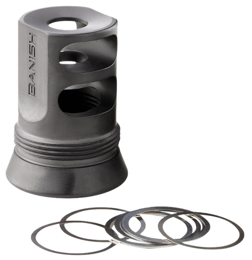 Banish Suppressors 4578 - Muzzle Brake 30gold 1/2x28