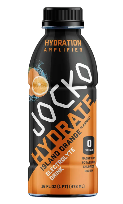 Jocko Fuel 29760 Island Orange Hydrate Drink 16oz 12Pack