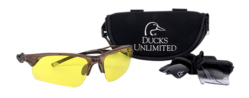 Radians DUINTLENS3BX Ducks Unlimited Interchangeable Lens Kit Clear/Smoke/Amber Lens Translucent Frosted Frame