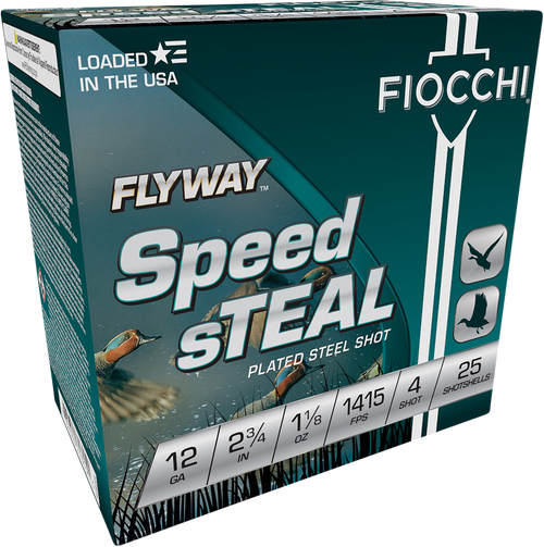 Fiocchi Flyway 12ga 2.75" - 1-1/8oz #4 1415fps 25rd 10bx/c