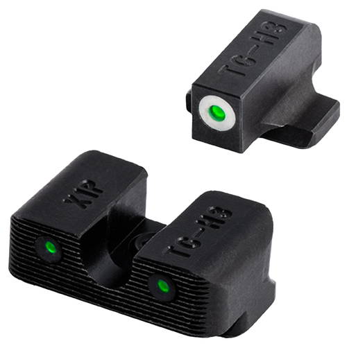 TruGlo TG231G1AC Tritium Pro  Black | Green Tritium Orange Outline Front Sight Green Tritium Rear Sight