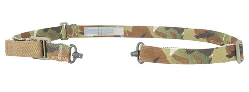 Blue Force Gear VCASPB125AAMC Vickers Push Button Sling MultiCam Cordura 36"-62" OAL Padded Rifle