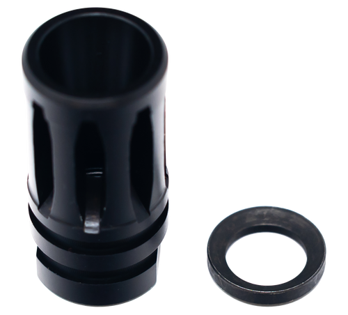 Faxon Firearms FFMD762A2  A2 Flash Hider Black Nitride 5/8"x24 Threads 30 Cal