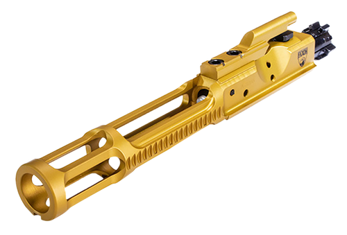 Faxon Firearms FF556BCGCNITRIDELWTIN Gunner  5.56 NATO Nitride Full Auto Gold