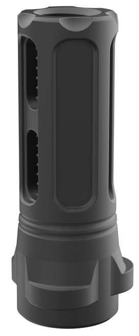 Breek Arms BRK4320 Sentinel Caged Flash Hider Black Nitride Steel 1/2"x28 Threads 223 Cal/5.56mm Compatible w/ Breek-LOK 3QD