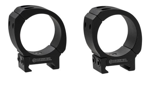 Wheeler 1133749 Sporter Scope Rings  Black 1" High