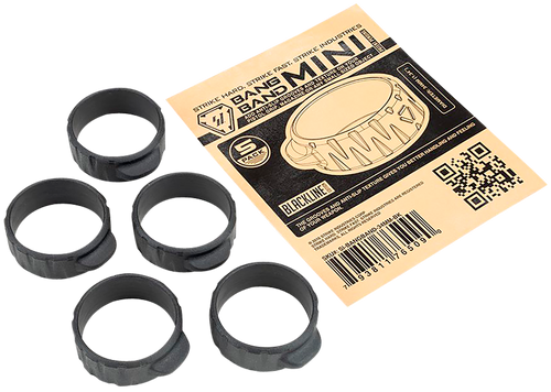 Strike Industries BANGBAND34MMBK Bang Band Mini 34mm Made of Black Rubber 5 Pack