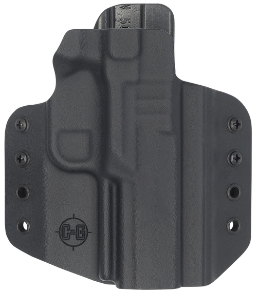 C&G Holsters 1696100 Covert  OWB Black Kydex Belt Loop Fits FN 509/T Right Hand