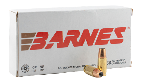 Barnes 9mm 115gr JHP - 20rd 10bx/cs