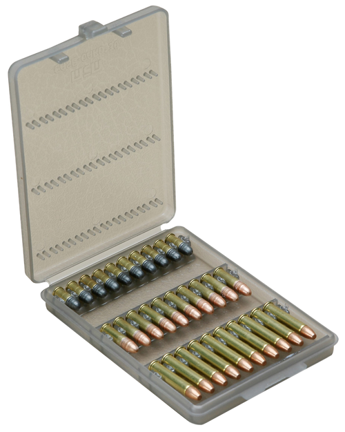 MTM Case-Gard W302241 Ammo-Wallet  22 LR/17 HM2 Clear Smoke Polypropylene 30rd