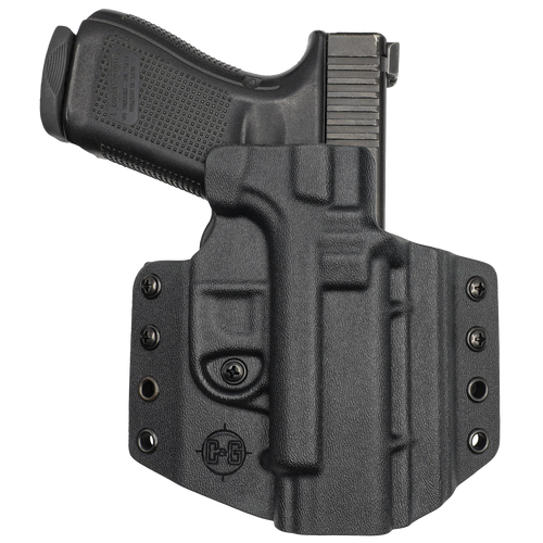 C&G Holsters 1850100 Covert  OWB Black Kydex Belt Loop Fits 1911 Government 5"
