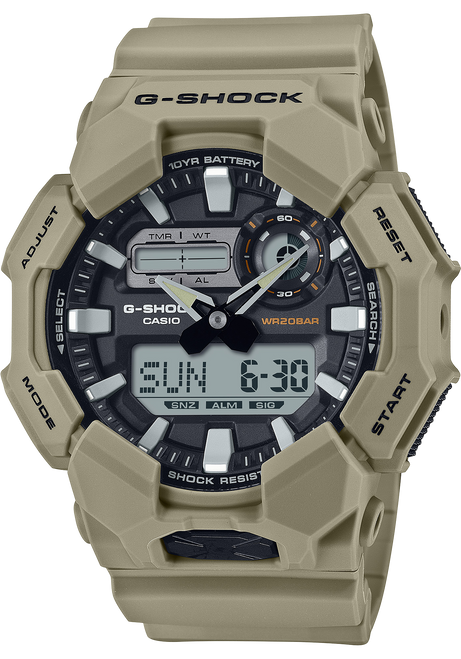 GSHOCK ga0105ACR     ANLG-DIGTL                TAN