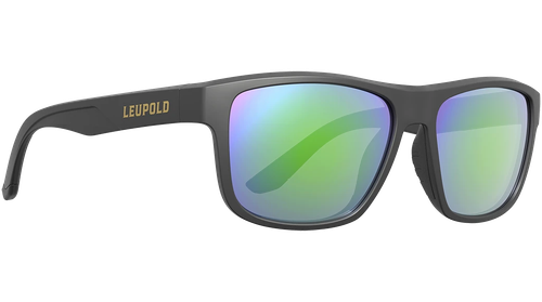 Leupold 179099 Performance Wear Katmai Emerald Mirror Lens Polycarbonate Matte Black Frame
