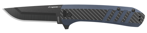 Outdoor Edge Razor Vx4 3" Fldr - Carbon Blue G10 Black Dp