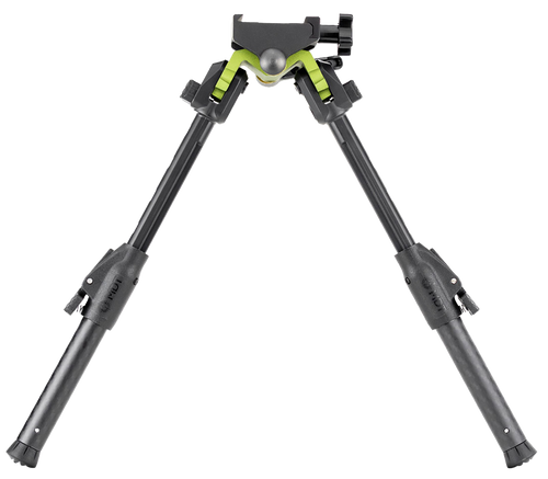 Mdt Sporting Goods Inc 105560GRN GRND-POD  Green/Black 4.50"-9" Carbon Fiber/Aluminum, Adj. Throw Lever, 4 Leg Postitions, Fits Picatinny Rail