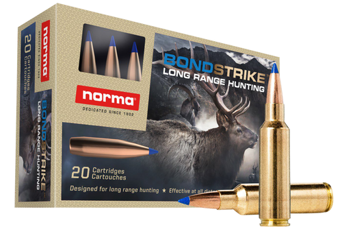 Norma Ammunition 20175832 Dedicated Hunting Bondstrike 300WSM 180gr Bonded Polymer Tip 20 Per Box/10 Case