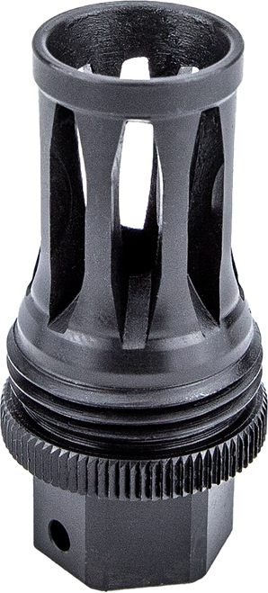 Kgm Suppressors A-QD-FH-S-1 Quick Detach Flash Hider Black Nitride Steel 1/2"x28 Threads