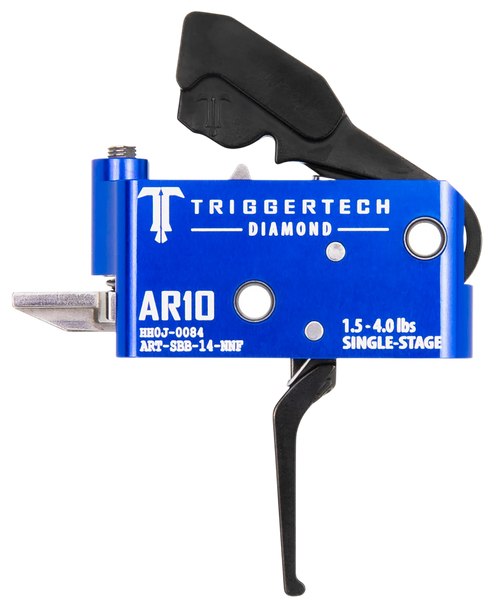TriggerTech ARTSAB14NNF Diamond  Black Straight Flat Fits AR-10