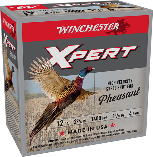 Winchester Xpert Steel 12ga - 2.75" 1-1/8oz #4 25rd 10bx/cs