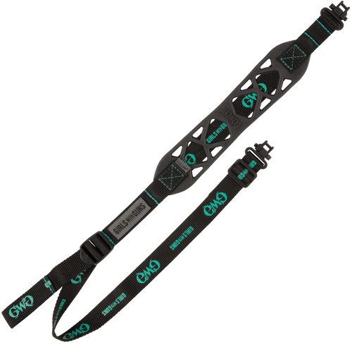 Girls With Guns 8274 Black Label  Black Rubber 22.50"-39" OAL Adjustable