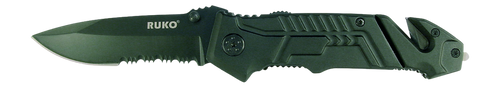 RUKO RUK0144S        440A 3-1/4"BLK RUBBER FOLDING