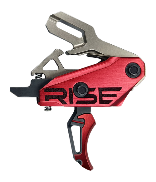 Rise Trigger Rev 535 Slide And - Snap Built In Pins Black Red