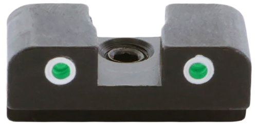 AmeriGlo XD191R Tritium Rear Sight for Springfield XD/Hellcat  Green Tritium White Outline Rear