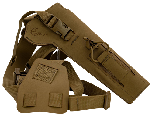 Cole-tac VW202 Varmint Wrangler Pistol Holder Chest Coyote Brown Left Hand