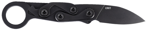 CRKT 4050K Provoke EDC EDC 2.47" Folding Black Oxide Plain Satin D2 Steel Blade, Black Aluminum Handle