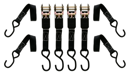 MUDDY MUD-SDRS10-4PK  1"X10'STD DUTY RATCHET STRAP