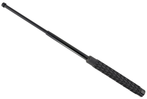 Uzi Accessories IMPEXP21 Civilian Protection Issue  21" Expandable Black HRC 15/16 Steel Black Textured Includes Sheath