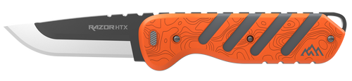 Outdoor Edge Razor Htx 3" - Fixed Gray/orange W/blade Pod