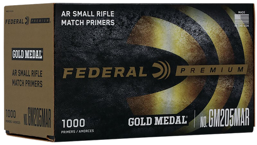 Federal GM205MAR Gold Medal Premium Small AR Rifle Multi Caliber 1000 Per Box/5 Case