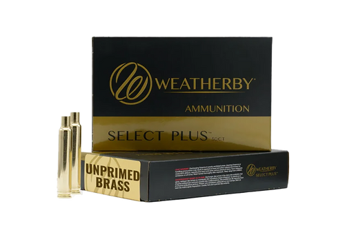 Weatherby BRASS653CT50 Select Plus Unprimed Cases 6.5-300 Wthby Mag Rifle Brass 50/Box
