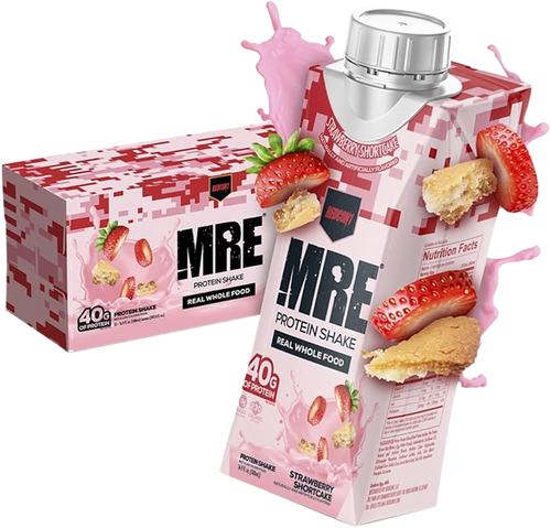 Redcon1 RC1MRERTDSSC12 MRE Ready to Drink Strawberry Shortcake 14 oz, 12pk