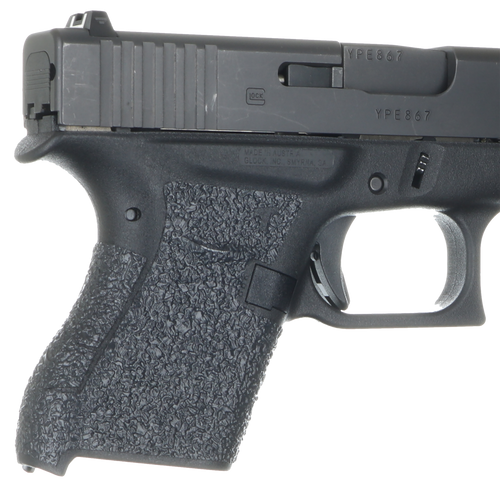 Talon Grips EV04R Adhesive Grip  Textured Black Rubber, Fits Glock 42/43