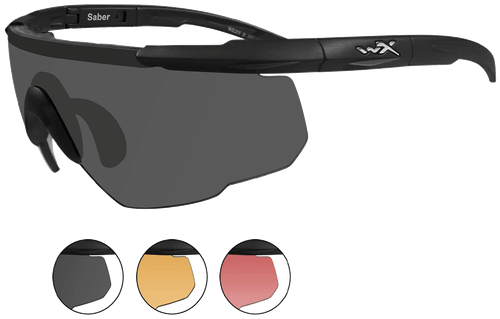 Wiley X Eyewear 309  Saber Advanced Safety Glasses Matte Black