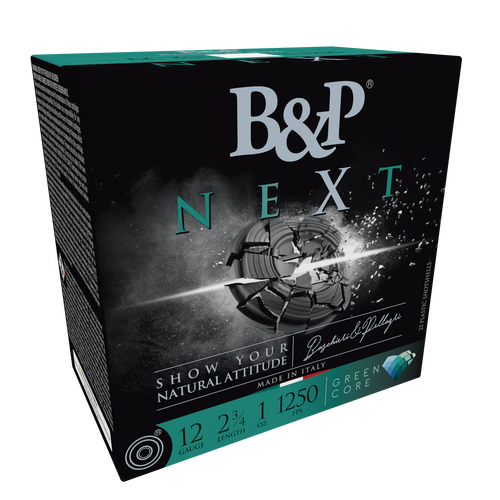 B&P Ammunition 12B1NX8 Next  12Gauge 2.75" 1oz 8Shot 25 Per Box/10 Case