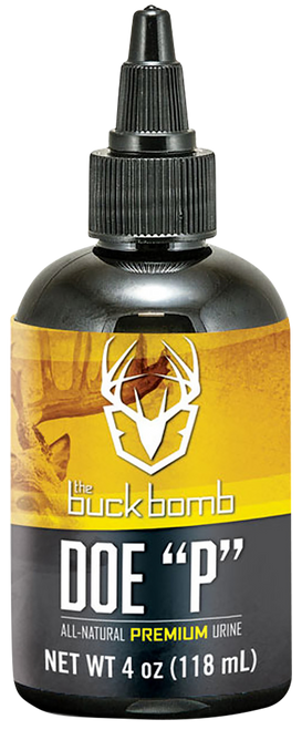 The Buck Bomb BB-200009 Buck Bomb Doe P Doe/Fawn Attractant 4 oz Dropper Bottle