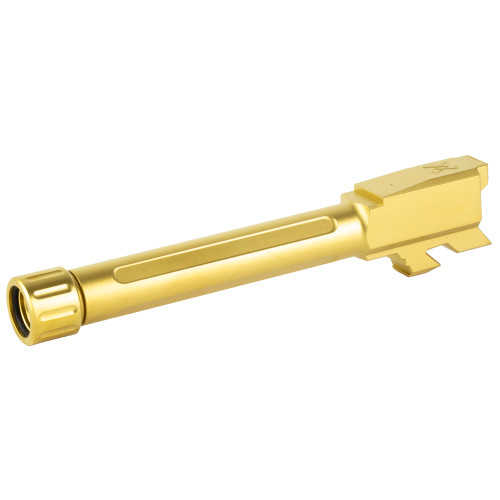 True Precision For Glock 48 - Barrel Threaded Gold Tin