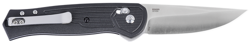 CRKT 7170 SERO EDC 3.02" Folding Plain Satin S35VN Blade, Black Textured GRN Handle
