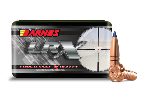 Barnes Bullets 32472   25Cal 117gr LRX Boat Tail 50 Per Box/10 Case