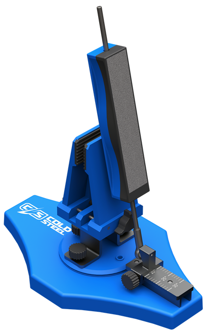 Cold Steel CSKSBKS Benchtop Knife Sharpener Blue Fixed Diamond Sharpener Includes Carry Case