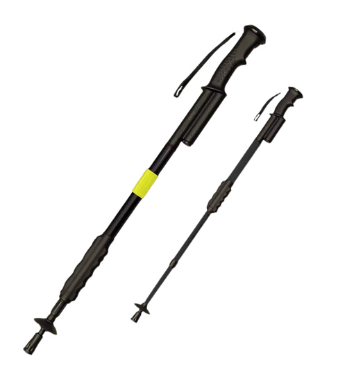 PSP ZAPHSBLK Zap Hike 'N Strike Black Aluminum Includes Removable Reflective Safety Band