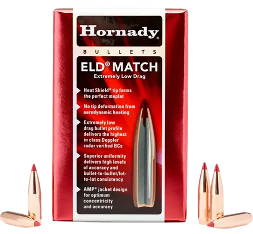 Hornady Bullets 25cal .257 - 134gr. Eld Match 100ct