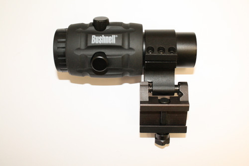 This is a Bushnell 3x flip to side magnifier- used