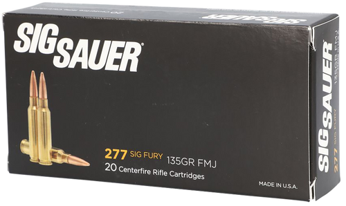 Sig Sauer E277SFB13520 Elite Ball  277Fury 135gr Full Metal Jacket 20 Per Box/10 Case