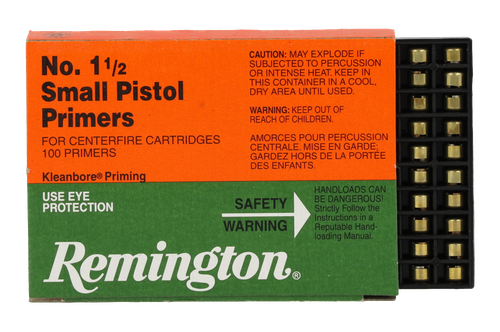 Remington Ammunition 22600 Centerfire Primers Reloading Small Pistol Multi Caliber Handgun