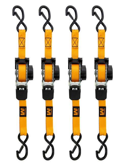 MUDDY MUD-RRS10-4PK   1"X10" RATCHET STRAPS ORG